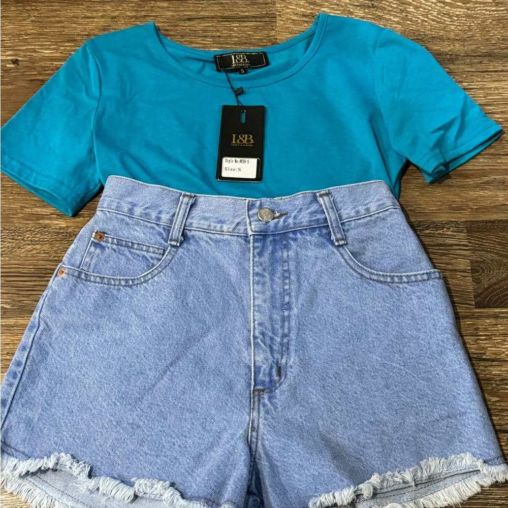Steele shorts(7) and body suit(S)